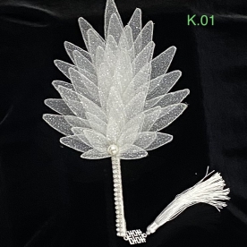 Quạt Tay Đẹp Mẫu Màu Trắng K.01