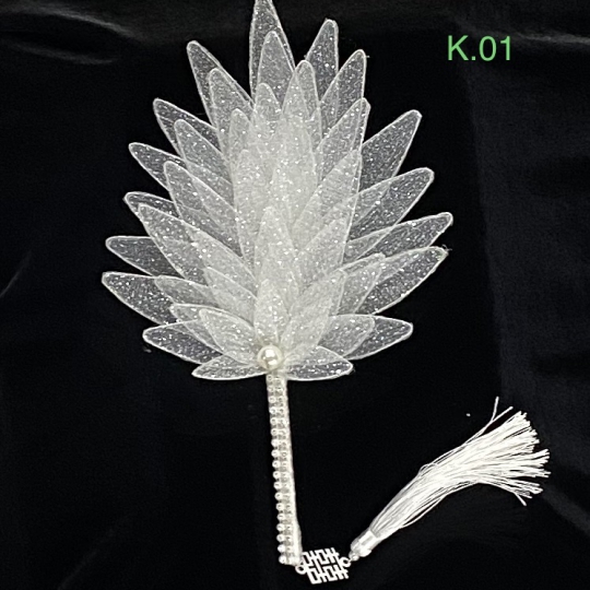 Quạt Tay Đẹp Mẫu Màu Trắng K.01